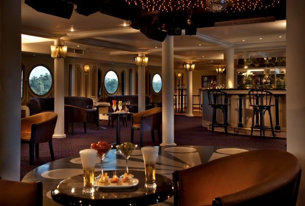 Lounge aboard the Sonesta Moon Goddess Nile Cruise Ship Nile cruise